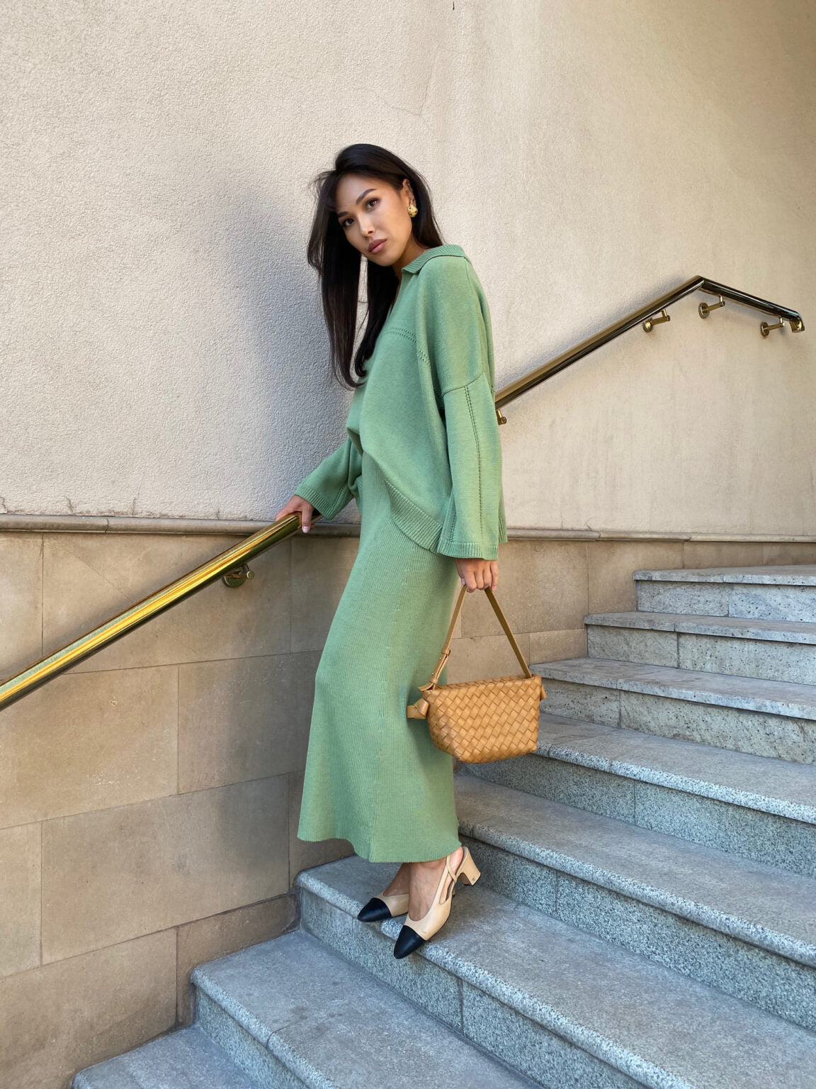 Green Andrea skirt