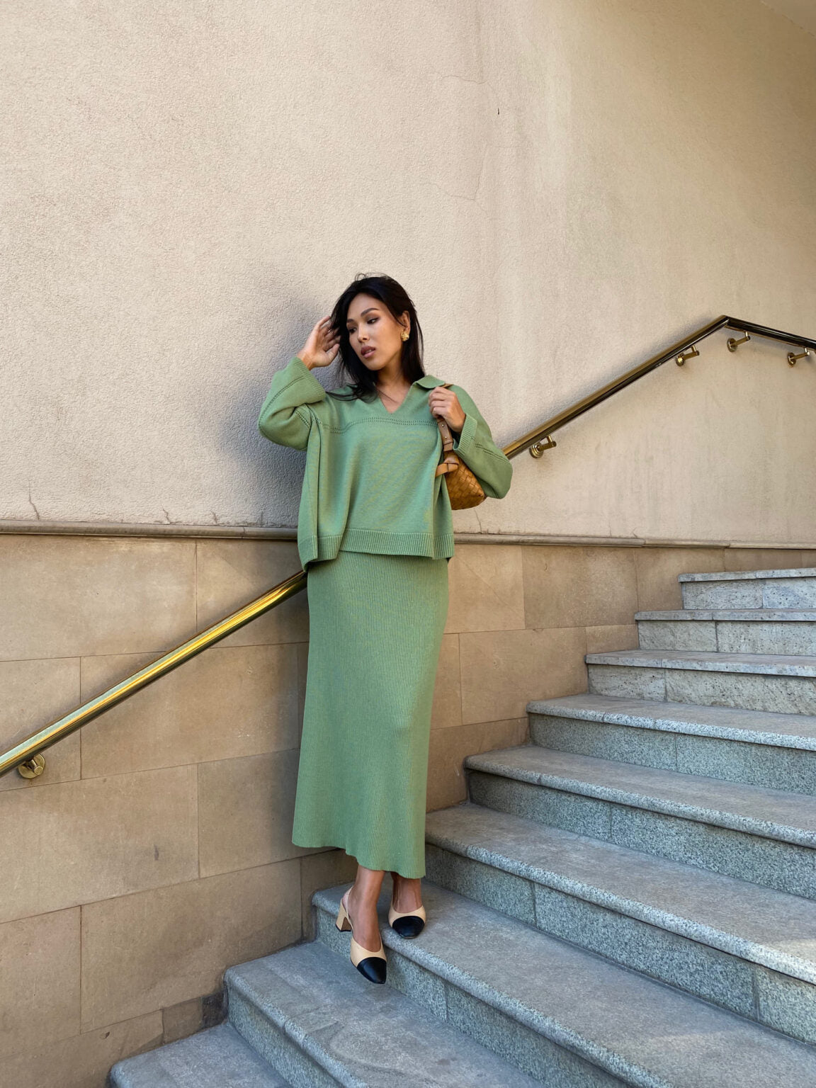 Green Andrea skirt